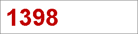 Das Jahr 1398