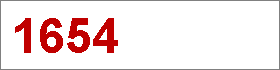Das Jahr 1654 Das Jahr 1654