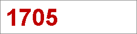 Das Jahr 1705