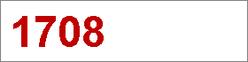 Das Jahr 1708