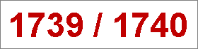 Das Jahr 1739