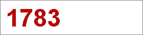 Das Jahr 1783