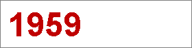 Das Jahr 1959 Das Jahr 1959