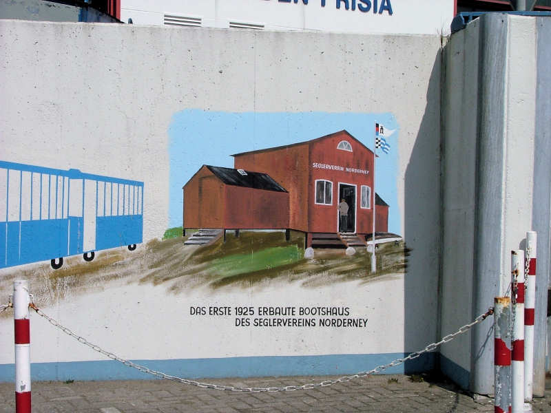 Wilfried Schlegel - Verschiedene Motive an der Hafenmauer (2006)