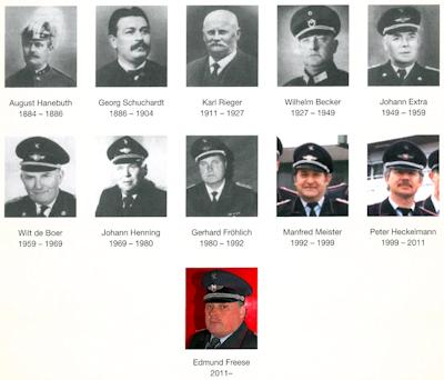 Fünf Generationen Feuerwehrleute