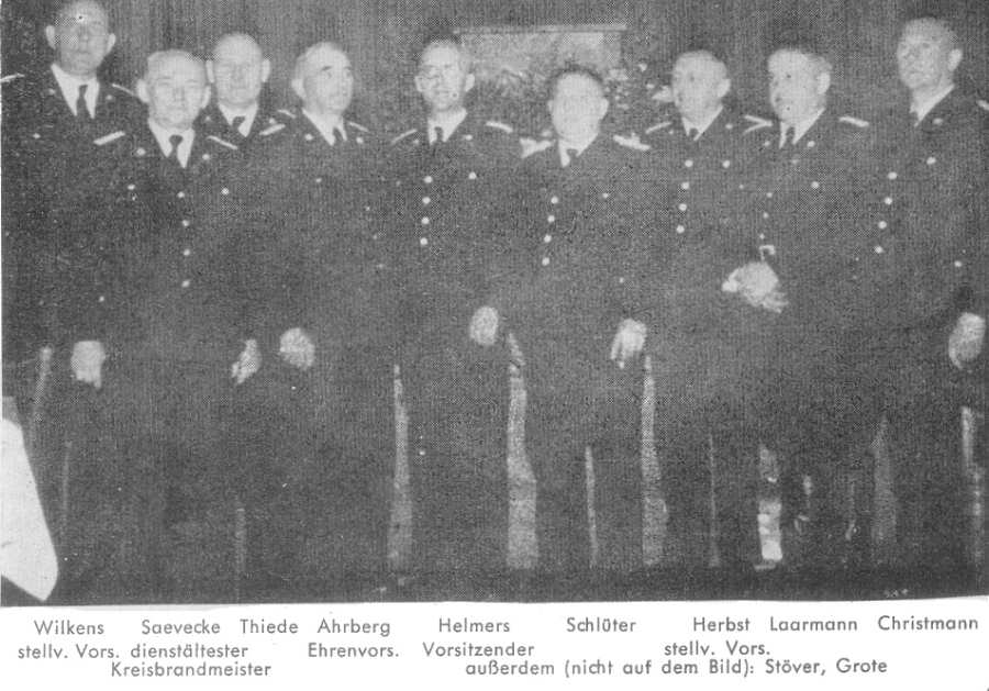 Jetziger Vorstand des Landesfeuerwehrverbandes Niedersachsen