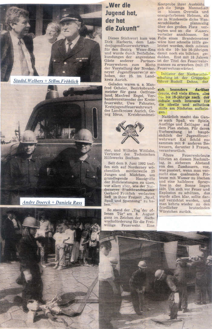 Tag der offenen Tür - 08.08.1992 Tag der offenen Tür - 08.08.1992