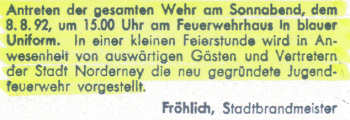Tag der offenen Tür - 08.08.1992