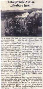 Wieder eine große Müll-Sammelaktion - 28.03.1998