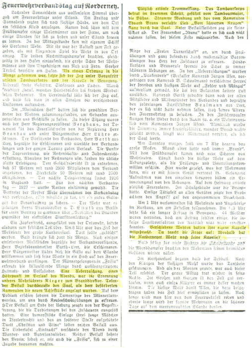 Nachtrag in der Badezeitung Nachtrag in der Badezeitung