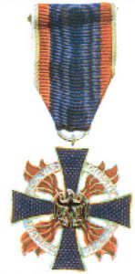 Feuerwehrehrenkreuz in Silber