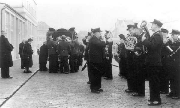 Beerdigung von H.C. Müller 1955