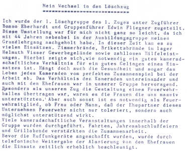 Vom Musiker zum aktiven Feuerwehrmann