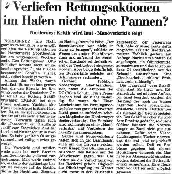 Norderneyer Sportboothafen - 23./24.06.1991