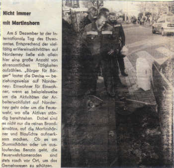 Der Internationale Tag des Ehrenamtes - 05.12.1998