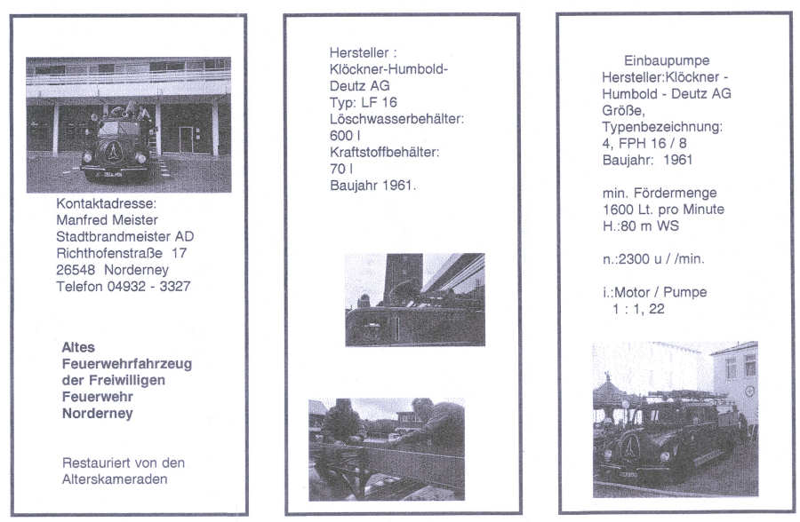 Faltblatt - Tag der offenen Tür 2003