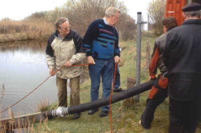 Saugprobe am "Kaiserschlot" (Leuchtturm) - Mai 2005