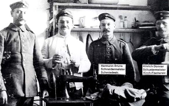 Blick in die Schneiderei