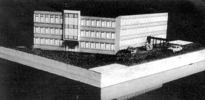 Modell des "neuen" Rathauses Modell des "neuen" Rathauses